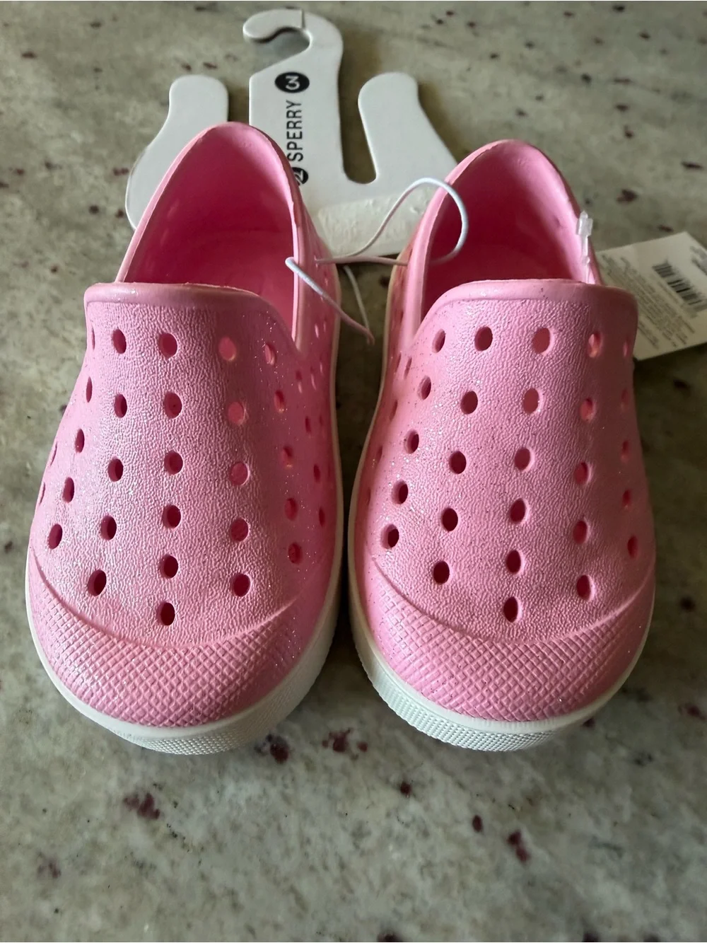 Sperry Infant Light Pink Slip-On Perforated Sneaker